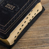 KJV Black Framed Faux Leather Giant Print Full-size Bible with Thumb Index and Zippered Closure